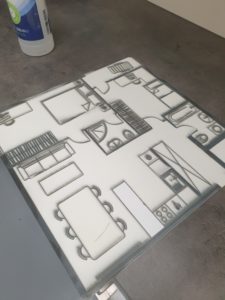 Ablasern der Pulverbeschichtung