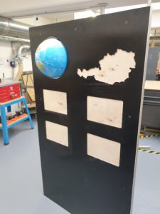 Einbau des Globushalters